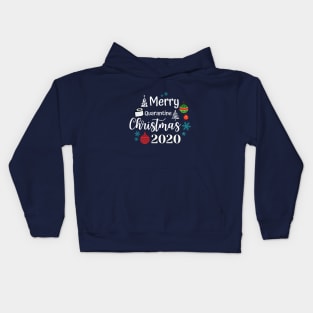 Merry Quarantine Christmas 2020 Kids Hoodie